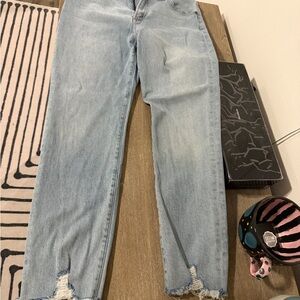 Aviator Nation Size 27 Light Wash Women's Denim Jeans - Casual Straight Leg